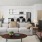 a living room with a large window